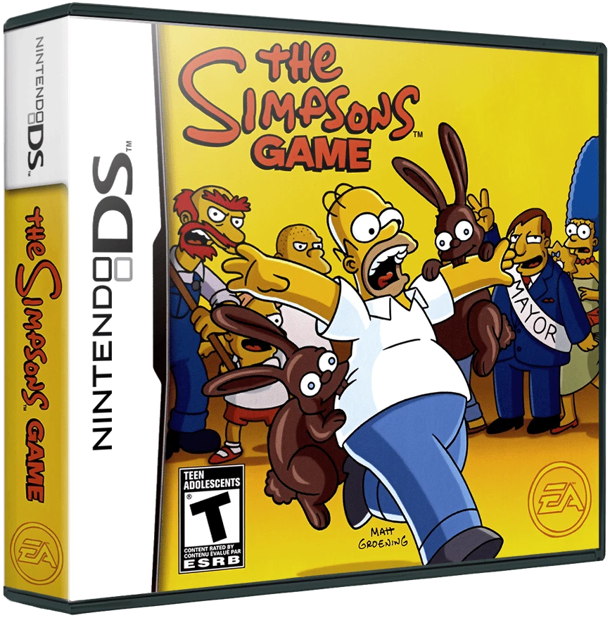 The Simpsons Game box art