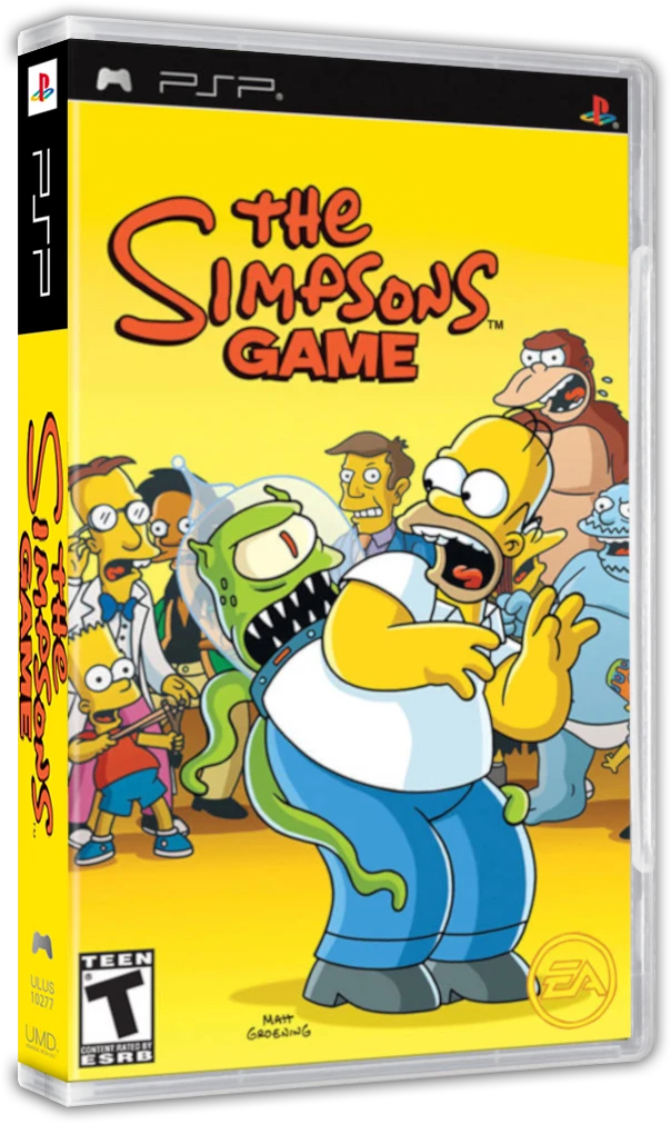 The Simpsons Game [Platinum] box art