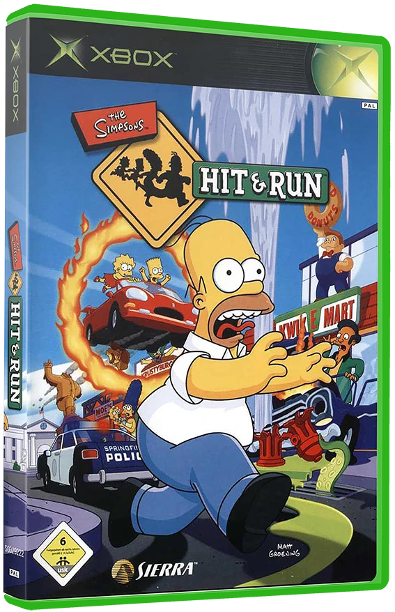 The Simpsons Hit and Run [Platinum Hits] box art