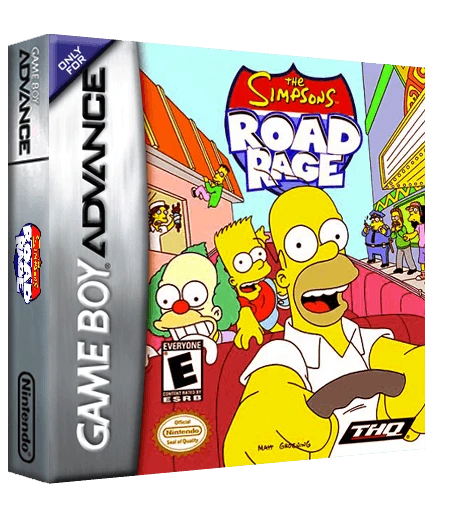 The Simpsons Road Rage box art