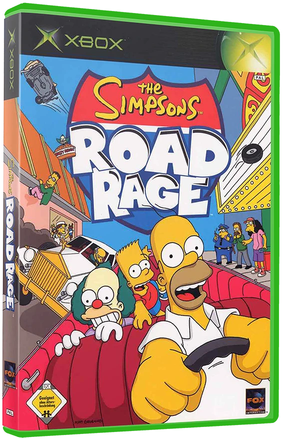 The Simpsons Road Rage [Platinum Hits] box art