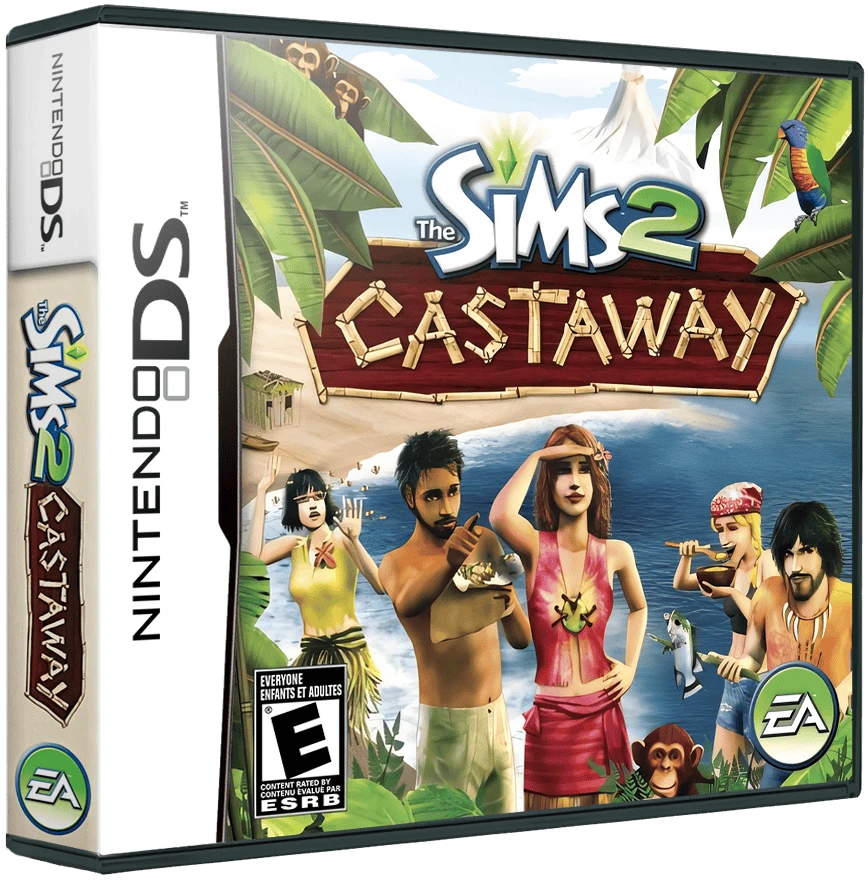The Sims 2: Castaway box art