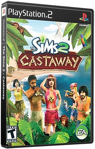 The Sims 2: Castaway box art