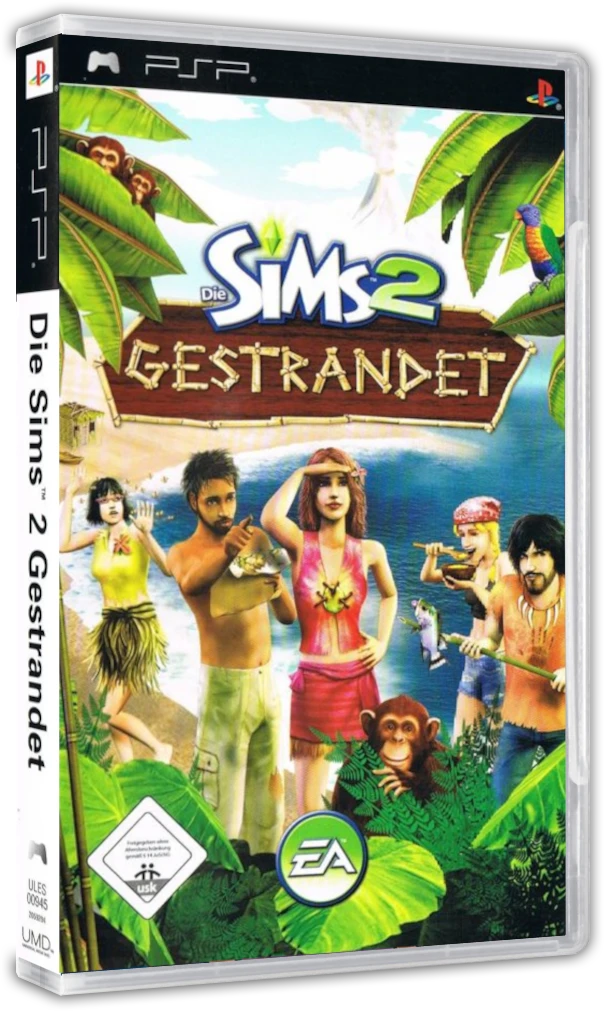 The Sims 2: Castaway box art