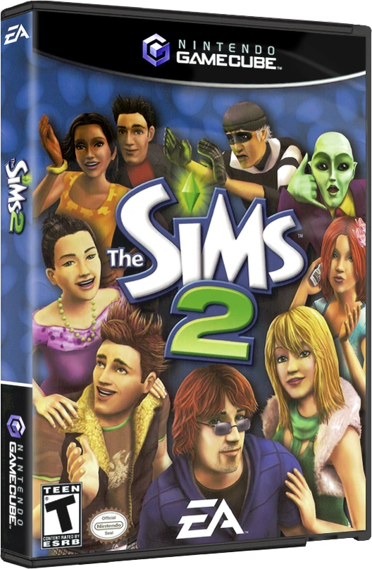 The Sims 2 box art