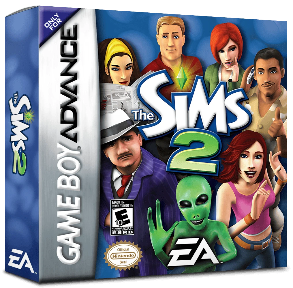 The Sims 2 box art