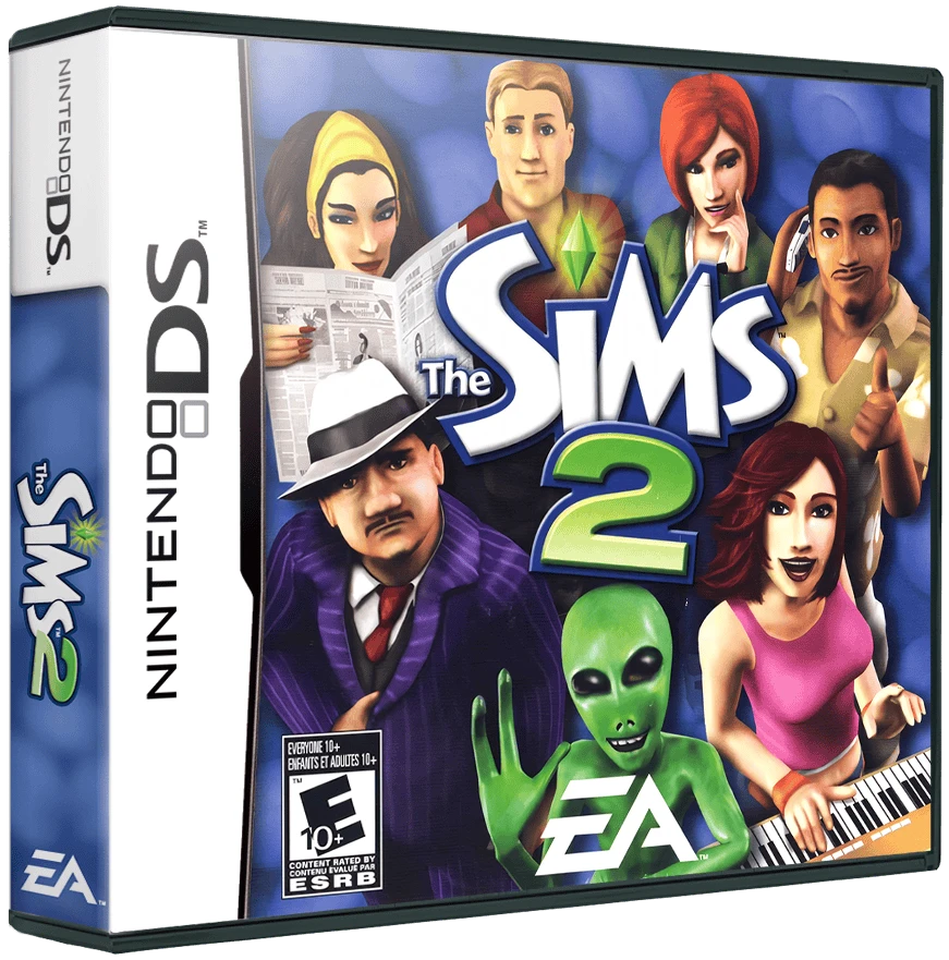 The Sims 2 box art