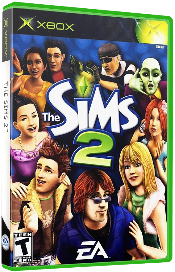 The Sims 2 box art