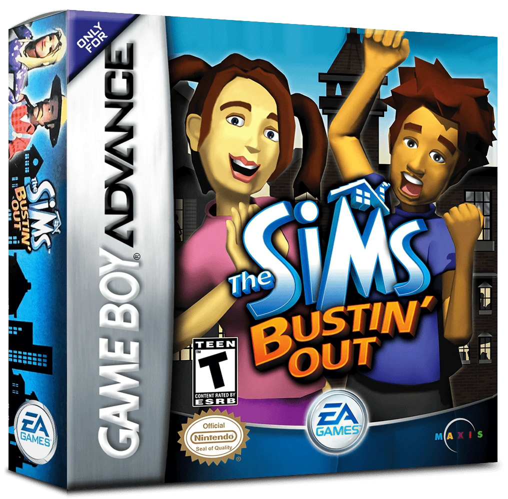 The Sims Bustin' Out box art