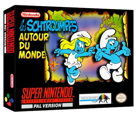 The Smurfs Travel The World box art