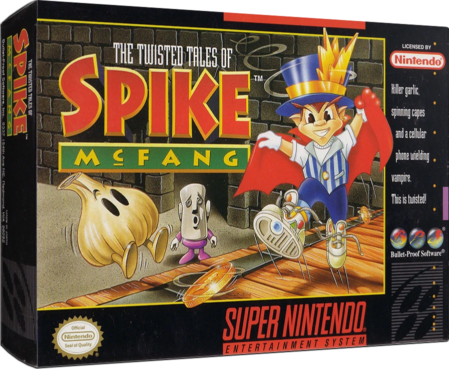 The Twisted Tales of Spike McFang box art