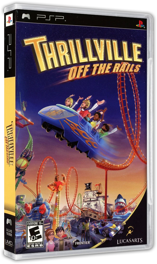 Thrillville: Off the Rails box art