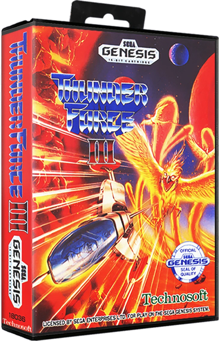 Thunder Force III box art