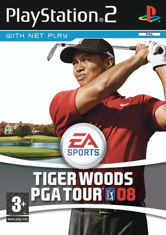 Tiger Woods 08 box art