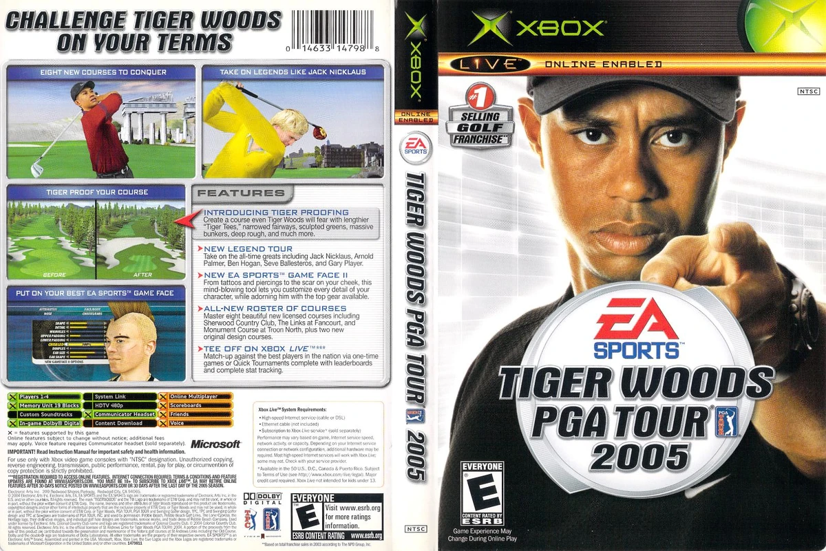 Tiger Woods 2005 box art