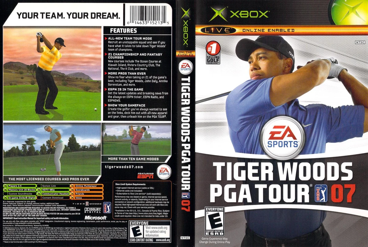 Tiger Woods 2007 box art