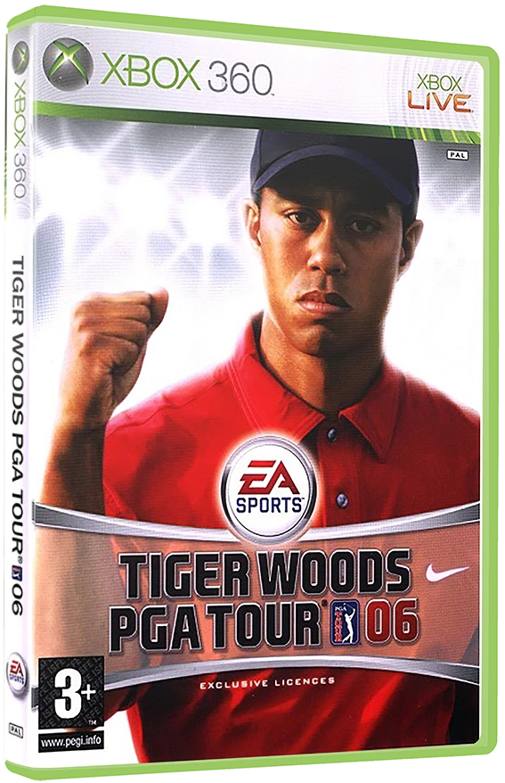 Tiger Woods PGA Tour 06 box art