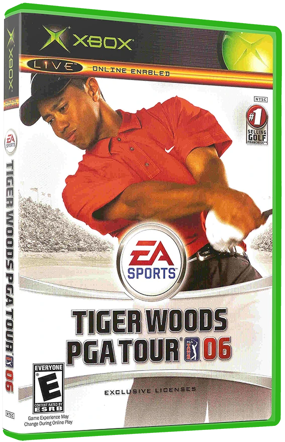 Tiger Woods PGA Tour 06 box art