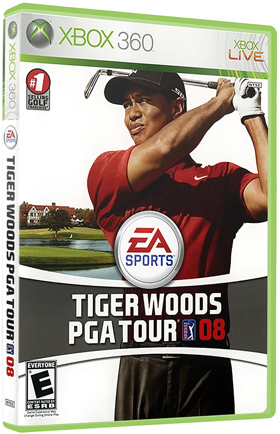 Tiger Woods PGA Tour 08 box art