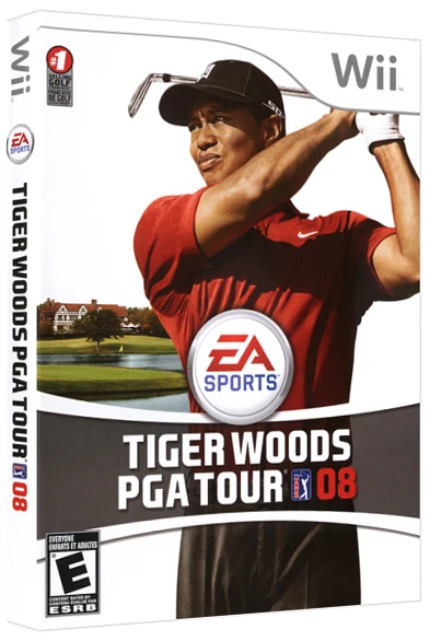 Tiger Woods PGA Tour 08 box art