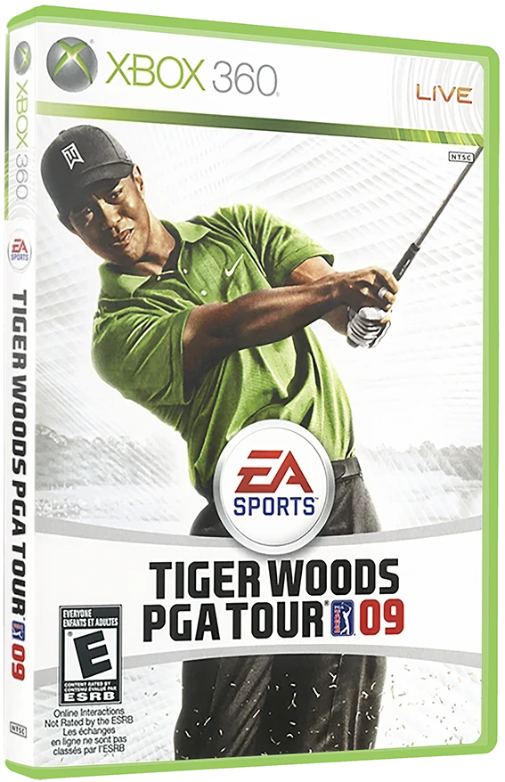Tiger Woods PGA Tour 09 box art