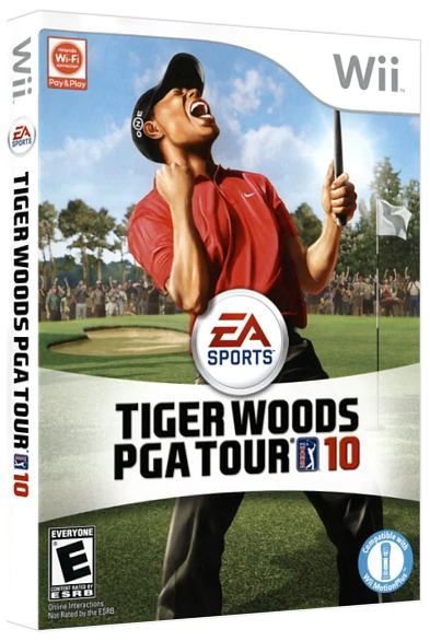 Tiger Woods PGA Tour 10 box art