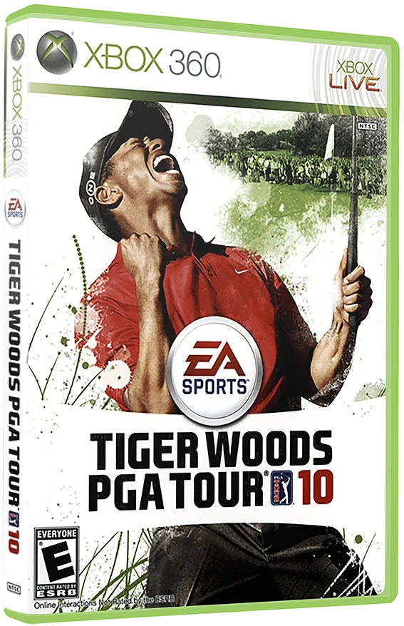 Tiger Woods PGA Tour 10 box art