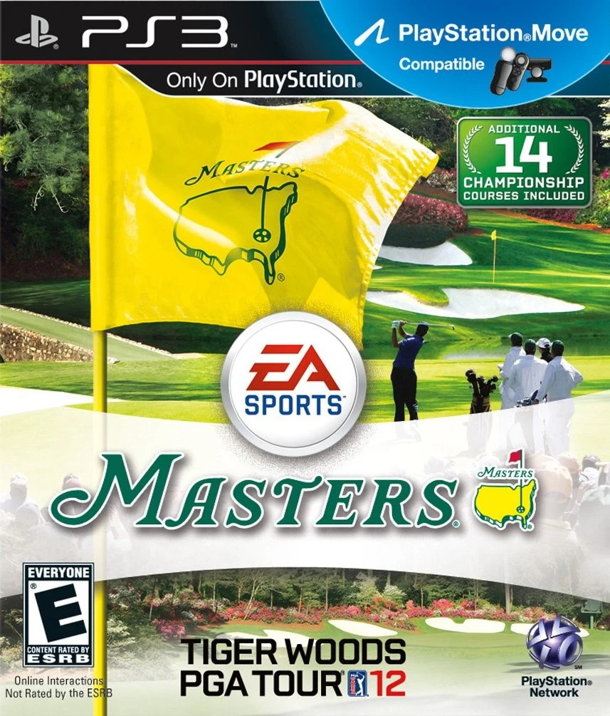 Tiger Woods PGA Tour 12: The Masters box art