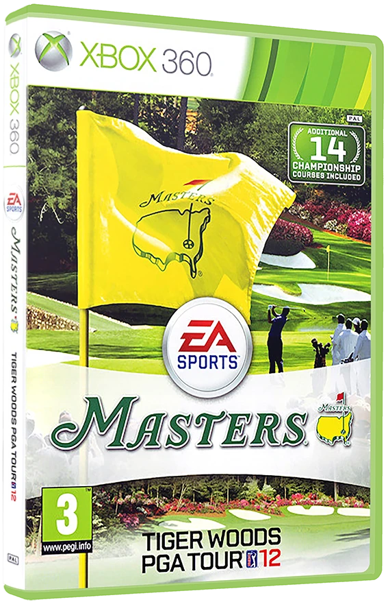 Tiger Woods PGA Tour 12: The Masters box art
