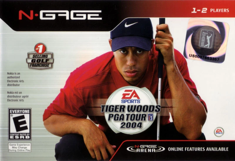 Tiger Woods PGA Tour 2004 box art