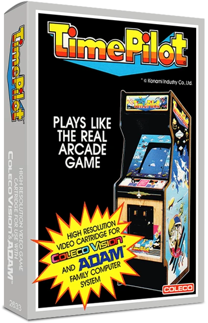 Time Pilot box art