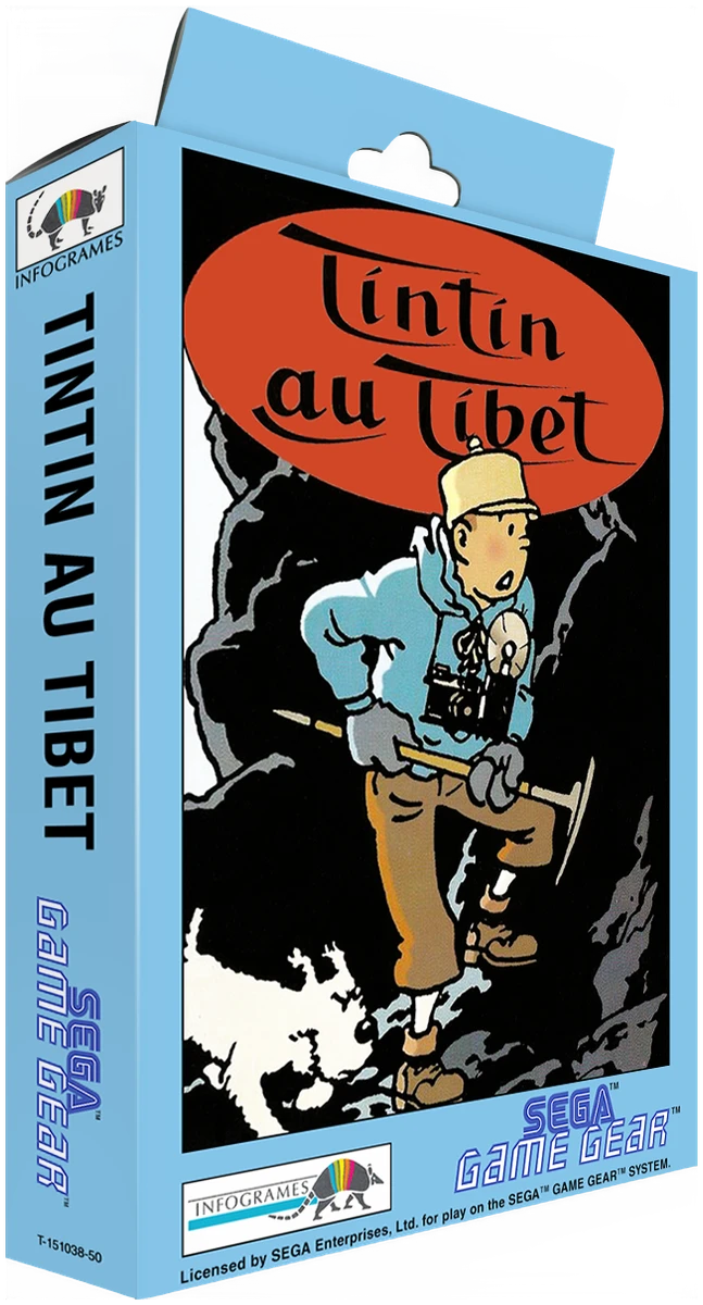 Tintin au Tibet box art