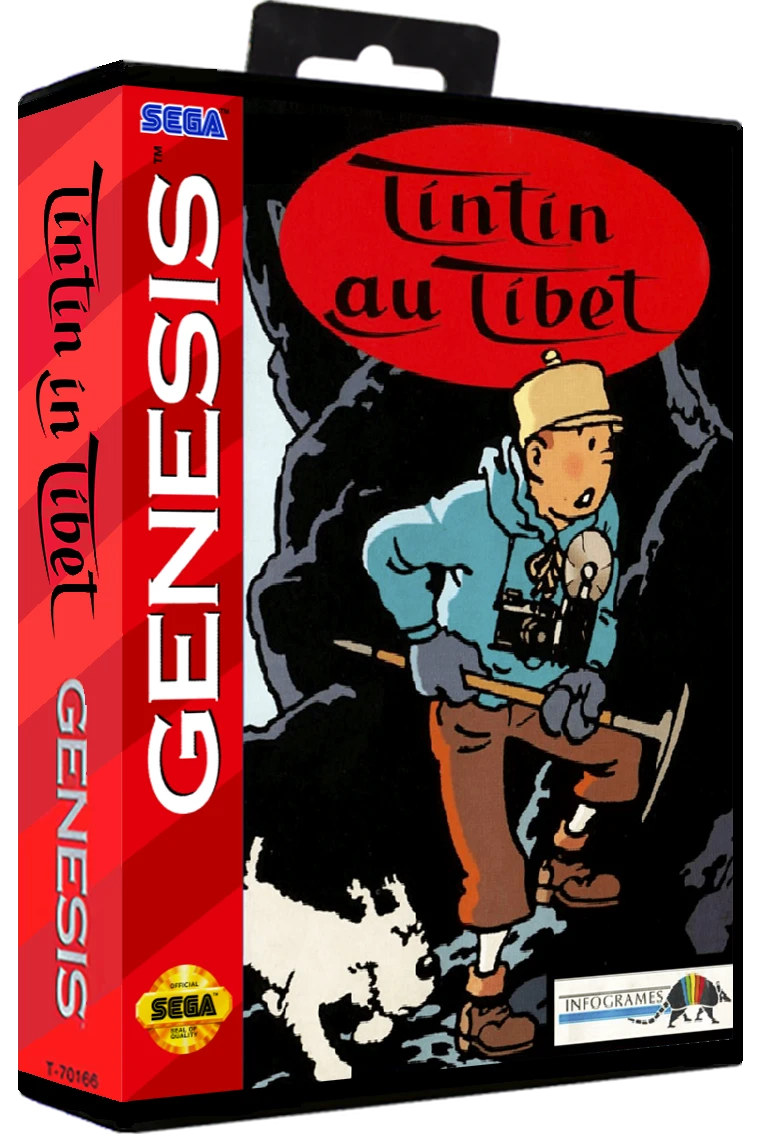 Tintin in Tibet box art