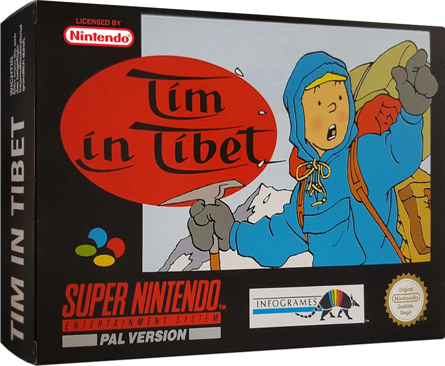 Tintin in Tibet box art