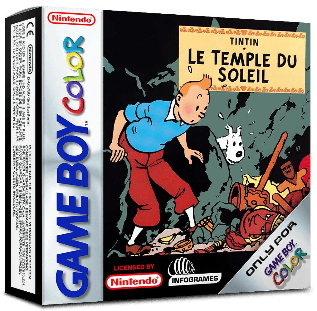 Tintin Le Temple Du Soleil box art
