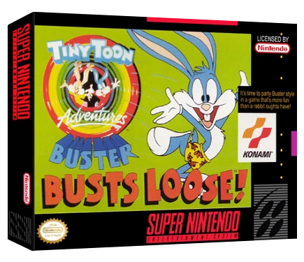 Tiny Toon Adventures Buster Busts Loose box art