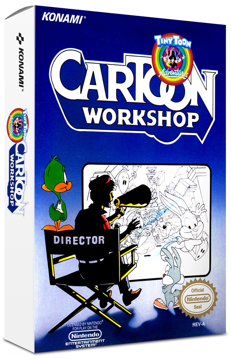 Tiny Toon Adventures Cartoon Workshop box art