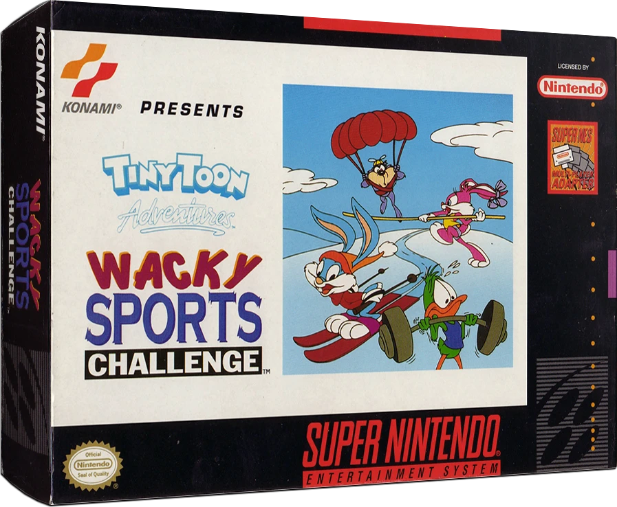 Tiny Toon Adventures Wild & Wacky Sports box art