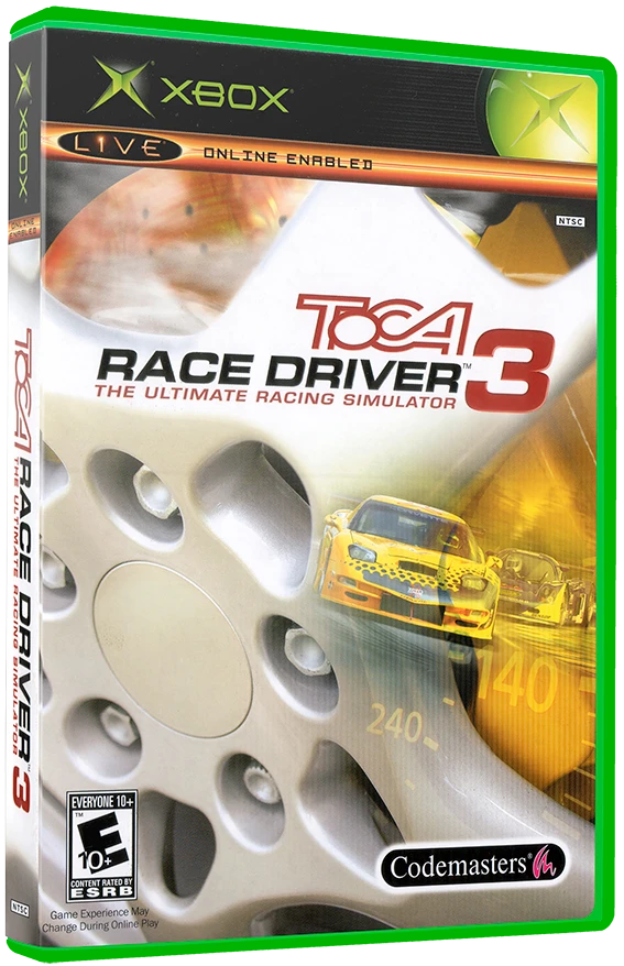 Toca Race Driver 3 box art