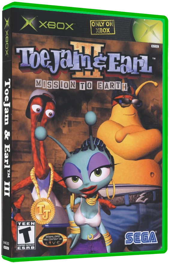 ToeJam & Earl III: Mission to Earth box art