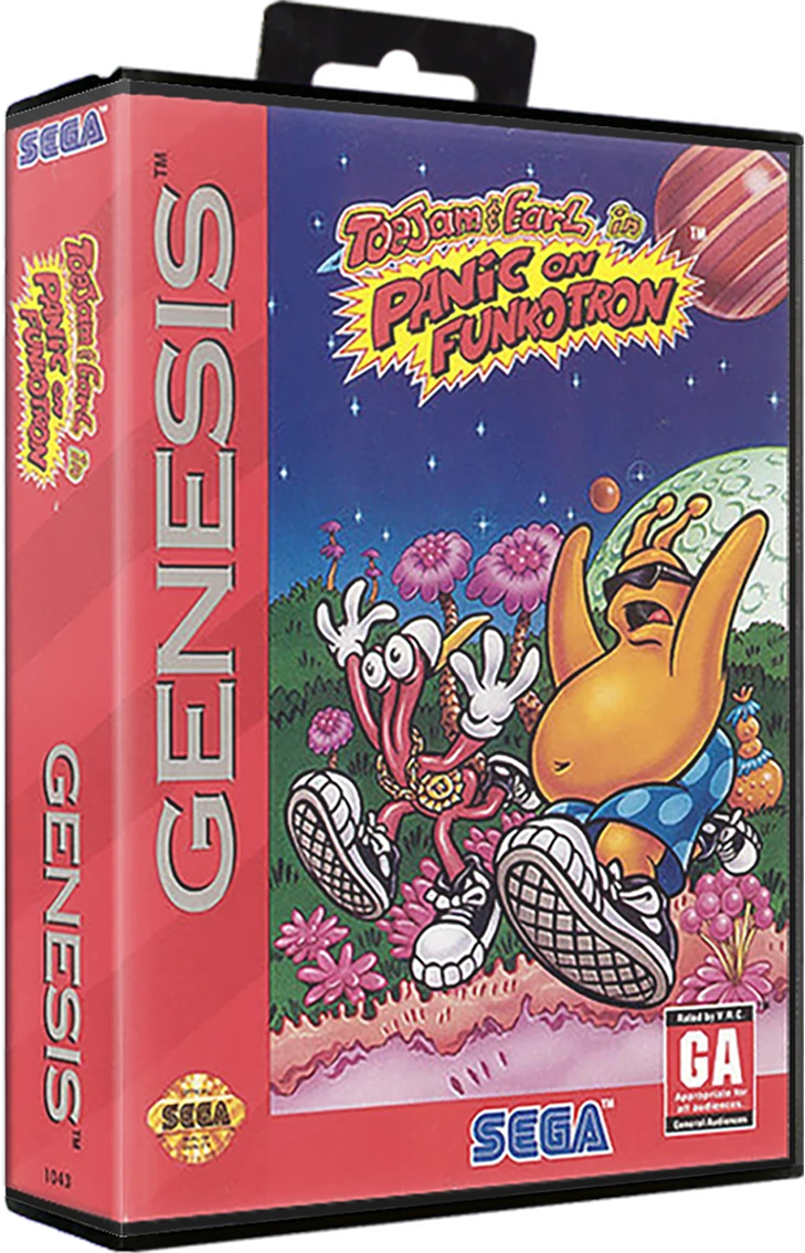 ToeJam & Earl in Panic on Funkotron box art