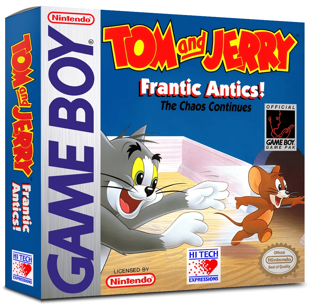 Tom and Jerry Frantic Antics box art