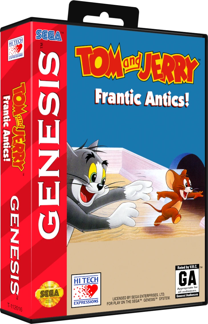 Tom and Jerry Frantic Antics box art