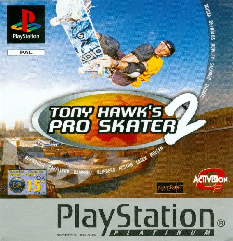 Tony Hawk 2 [Platinum] box art