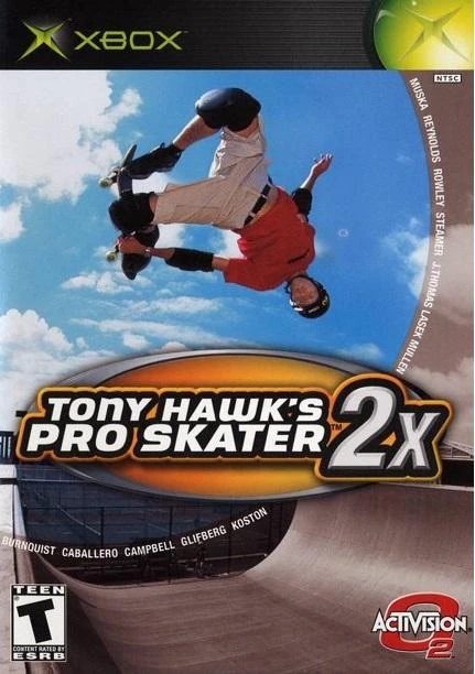 Tony Hawk 2x box art