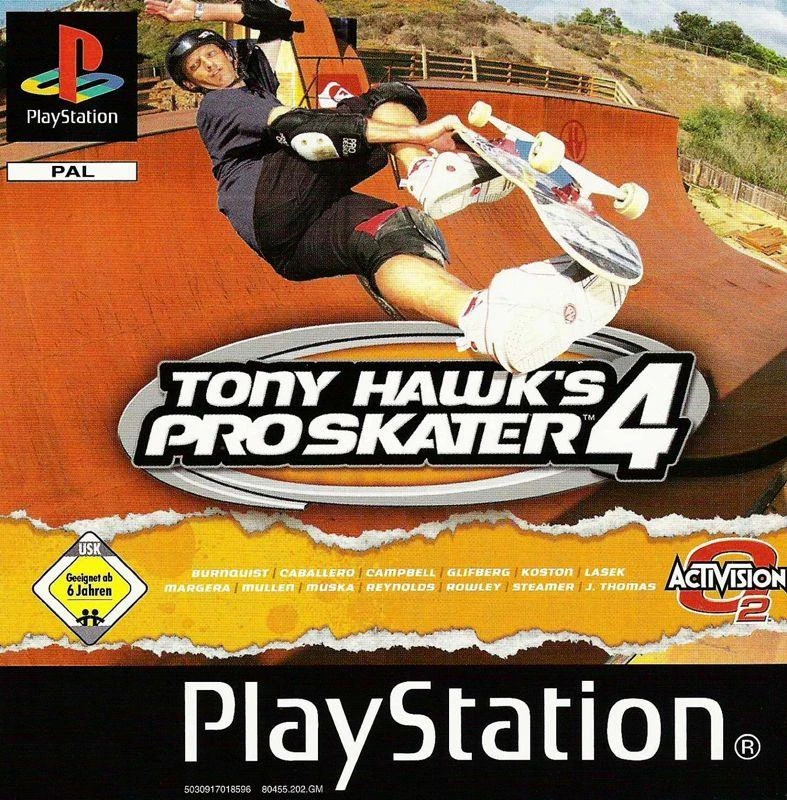 Tony Hawk 4 box art