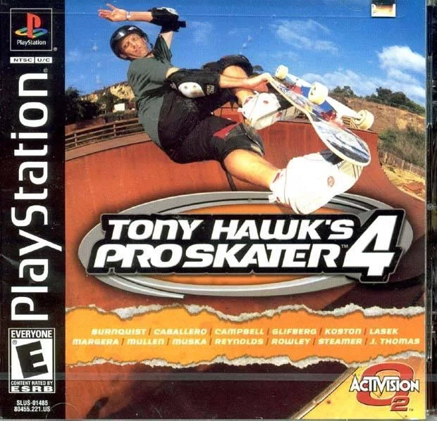 Tony Hawk 4 box art