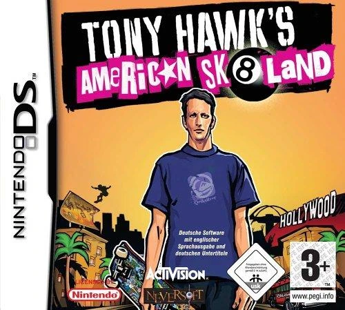 Tony Hawk American Sk8land box art