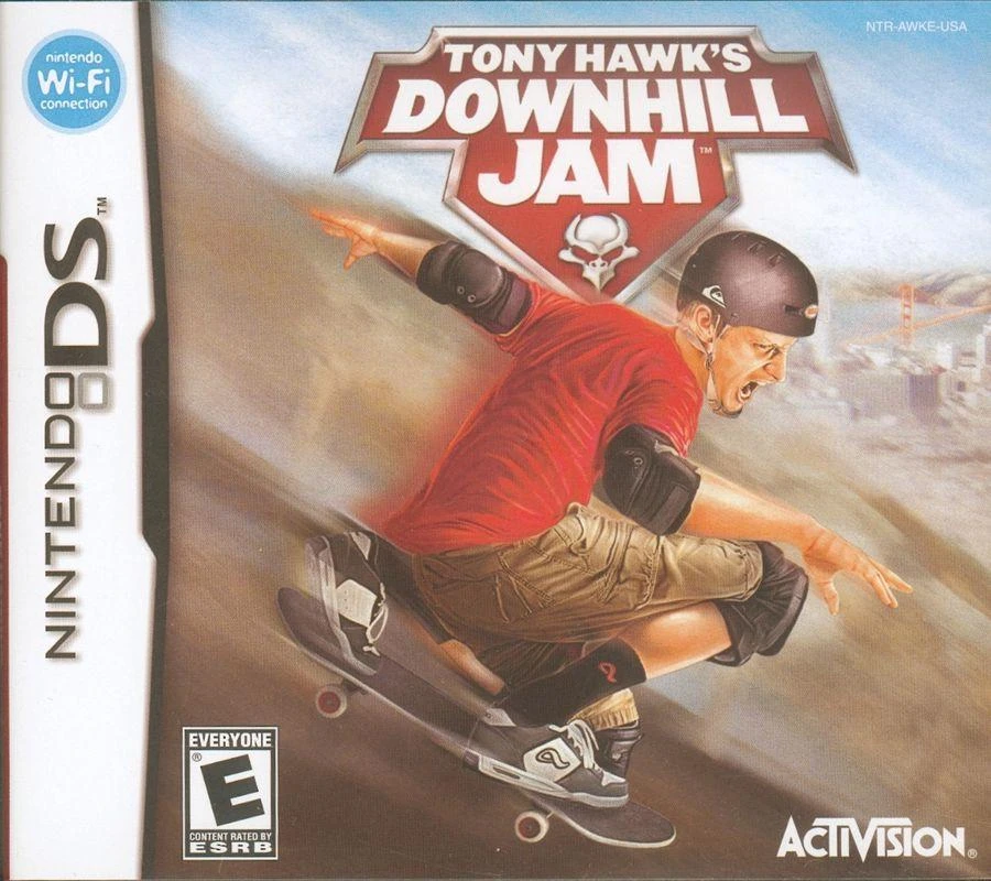 Tony Hawk Downhill Jam box art