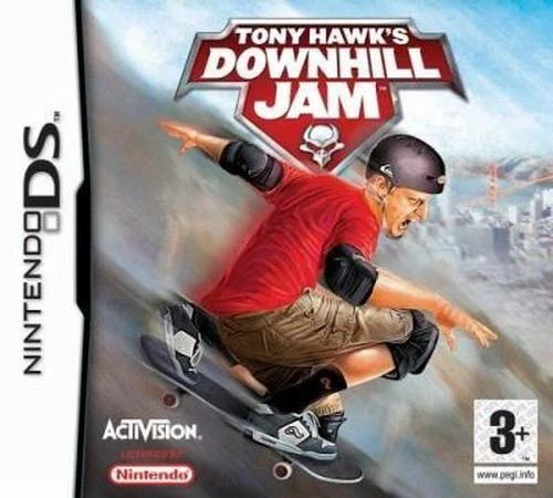 Tony Hawk Downhill Jam box art